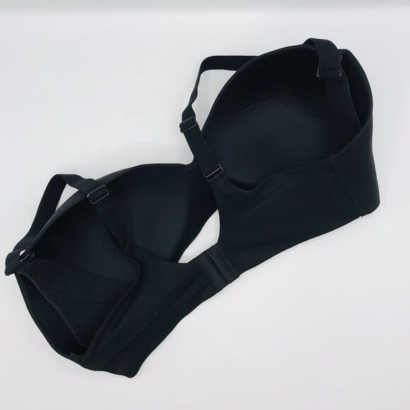 Soma Enbliss Nursing Bra Wireless Full Coverage Back Closure Classic Black 38DD - Picture 2 of 8